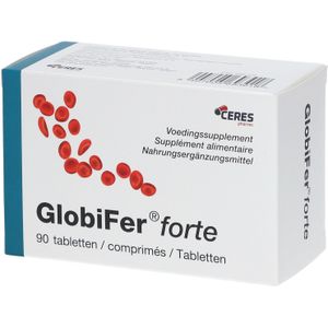 GlobiFer - Forte - Mineralen - 18 mg Ijzer - 30 Tabletten