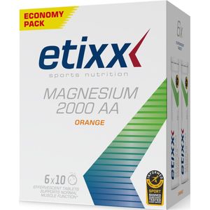 Etixx - Magnesium 2000 AA - Supplement - Met Vitamine C - 200 Tabletten