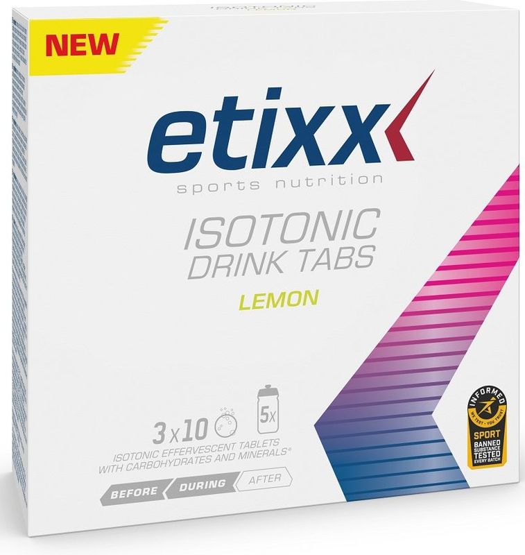 Etixx - Isotonic - Bruistabletten - Citroen - 3x10 Stuks