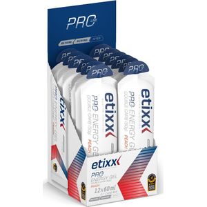 Etixx - Pro Line Double Carb Energy Gel - Sports Nutrition - Perzik - 12X60 ml