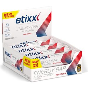 Etixx - Energy Bar - Fruit Chew - Rode Vruchten - 12x38g