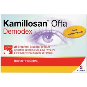 Kamillosan Ofta Demodex Doekjes 28