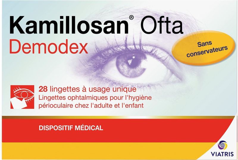 Kamillosan Ofta Demodex Doekjes 28