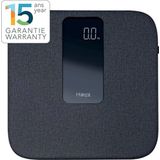 Haepi - Elektronische Weegschaal - Zacht Linnen - Groot Display - Maximaal 180 kg