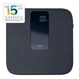 Haepi - Elektronische Weegschaal - Zacht Linnen - Groot Display - Maximaal 180 kg