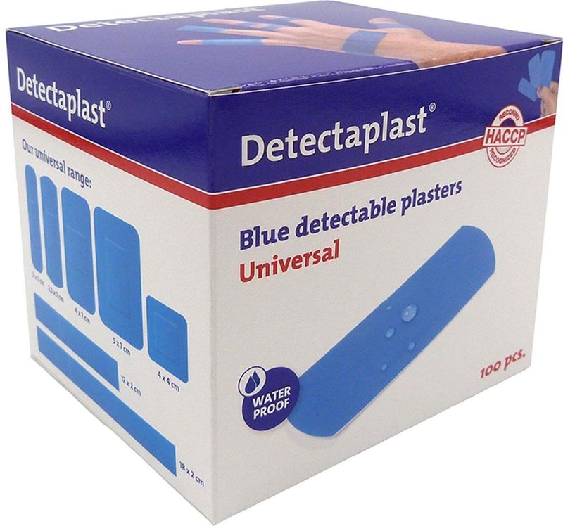 Pleisters - Blauw - PE - Hypo-allergene Lijm