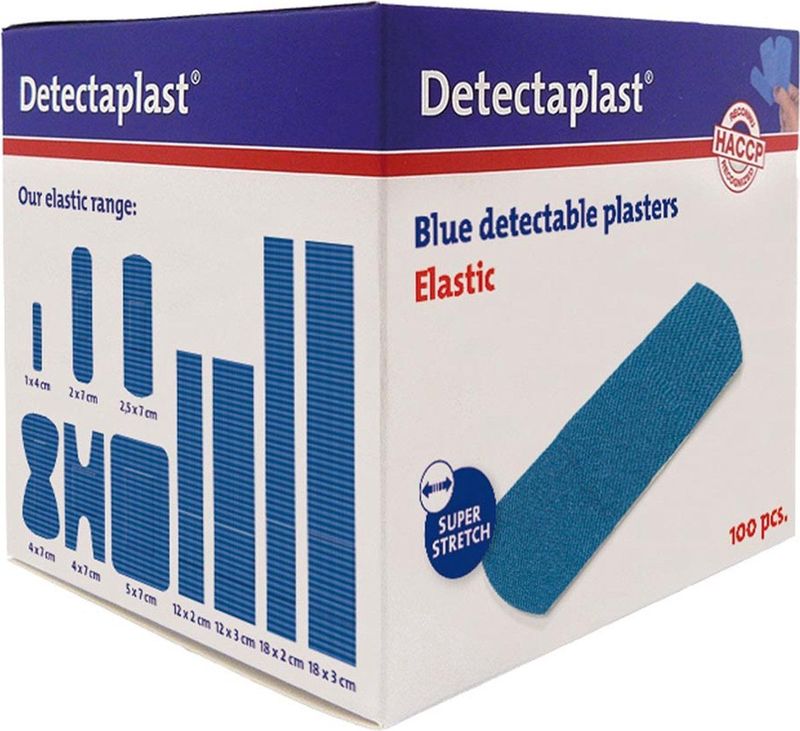 Pleisters - Blauw - Elastisch Textiel - Hypo-allergene Lijm