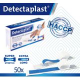 Detectaplast - Elastische Pleister - Blauw - 180x20mm - 100 Stuks