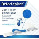 Detectaplast - Elastische Pleister - Blauw - 180x20mm - 100 Stuks