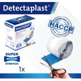 Detectaplast - Eerste Hulp Pleisters - Blauw - Elastisch Textiel