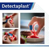 Detectaplast - Eerste Hulp Pleisters - Blauw - Elastisch Textiel