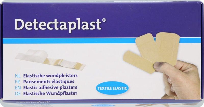 Detectaplast Elastische vingerpleisters lang 18 x 2 cm, 100 Stuks