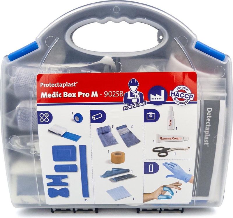 Noodverbanden - Blauw - Diverse Inhoud - HACCP Erkend