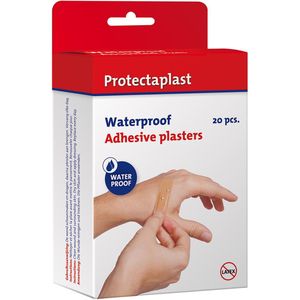 Protectaplast - Pleister - Huidskleur - Waterafstotend - Doos van 20 Stuks