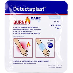 Detectaplast - Burn Care - Hydrogel Kompres - 10 x 10 cm