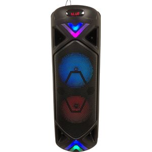 Super Galaxy-Party Speaker- 1800W-Partybox-Karaoke Set-Portable Bluetooth Speaker-Microfoon en Afstandsbediening