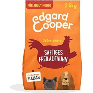 Edgard & Cooper Hondenvoer Droog graanvrij hond volwassenen natuurlijk 2,5 kg kip met veel vers vlees, smakelijk en evenwichtig voedsel