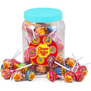 Chupa Chups - Best of lollies - aardbei, cola, kers, aardbei-room & appel - 600g