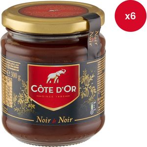 Côte d'Or Chocolade Smeerpasta noir - puur - 300g x 6