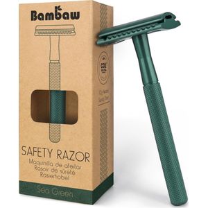 Bambaw - Metalen Veiligheidsscheermes - Voor Nat Scheren - Antislip Handgreep - Hoogwaardige Materialen