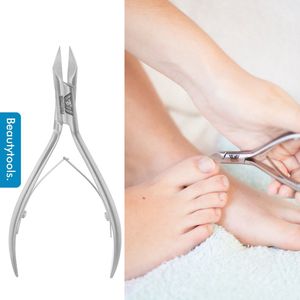 Nagelknipper - Gebogen Bek - INOX - 13 cm