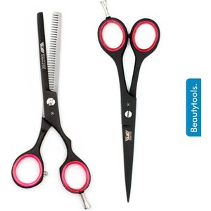 PROMO! Beautytools Set Professionele Duitse Kappersset Rechtshandig - Kappersschaar + Uitdunschaar StrongCut