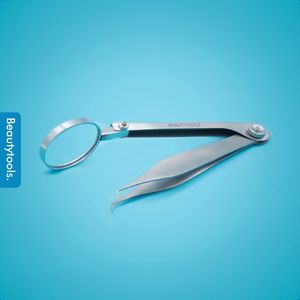 Beautytools Puntpincet/Pincet Met Vergrootglas (13 cm) - (PT-2403)