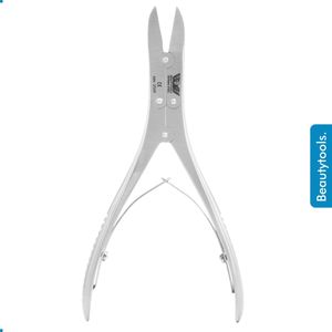 BeautyTools HEAVY-DUTY Nagelknipper - Nageltang met Dubbele Overbrenging voor Harde Teennagels en Kalknagels - Dubbele Scharniertang met 20 mm Recht Snijvlak - (NN-2526)