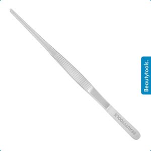 BeautyTools - Punt Pincet - Inox - 15 cm - SOLID-GRIP - Verband Pincet