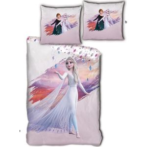 Disney Frozen Dekbedovertrek Elsa - Eenpersoons - 140 x 200 cm - Polyester