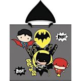 DC Comics - Badponcho - Grijs - Katoen - 60 X 120 Cm