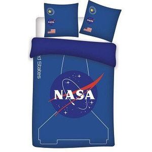 Carbotex Dekbedovertrek Nasa 140 X 200 Katoen Polyester Blauw