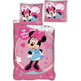 Disney Minnie Mouse Dekbedovertrek How do I look - 140 x 200 + 63 x 63 cm - Polyester