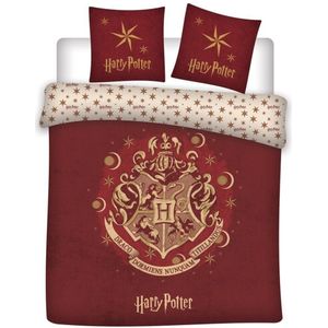 Harry Potter Dekbedovertrek Wizzard - Tweepersoons - 200 x 200 cm - Polyester