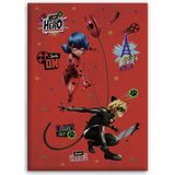 Miraculous  Polar Fleece plaid rood 100 x 140 cm