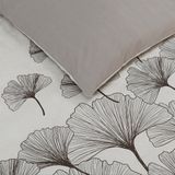 Vision - Ginko - Omkeerbaar Dekbedovertrek 200x200cm met 2 bijhorende slopen - 100% katoen