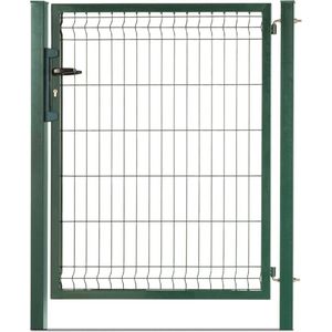 Tuinpoort - Staal - 1x2m - Groen - Oculteerbaar