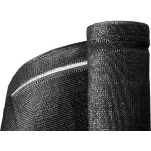 Privacyschermen - Tuinscherm - 220g/m² - 10x1,50m - Anti-UV - Zwart