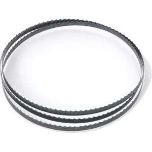 Set van 2 high-performance lintzaagbladen 1425 x 6 x 0,65 mm, 6 ZpZ van gereedschapsstaal HSS voor hout, hardhout, aluminium etc. Zaagband voor de volgende machines: Gemex, Budget, Interkrenn, Rexon