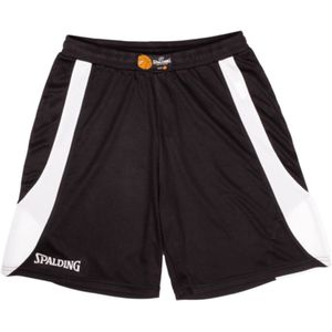 Spalding Jam Basketbalshort Heren - Zwart / Wit | Maat: L
