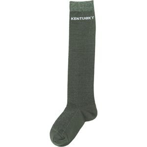 Kentucky Socks Glitter - Pine Green - Maat 35-40