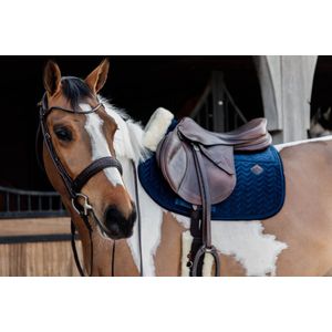 Kentucky Horsewear - Velvet Zadeldoek - Zadeldekje - Skin Friendly - Jumping - Marine