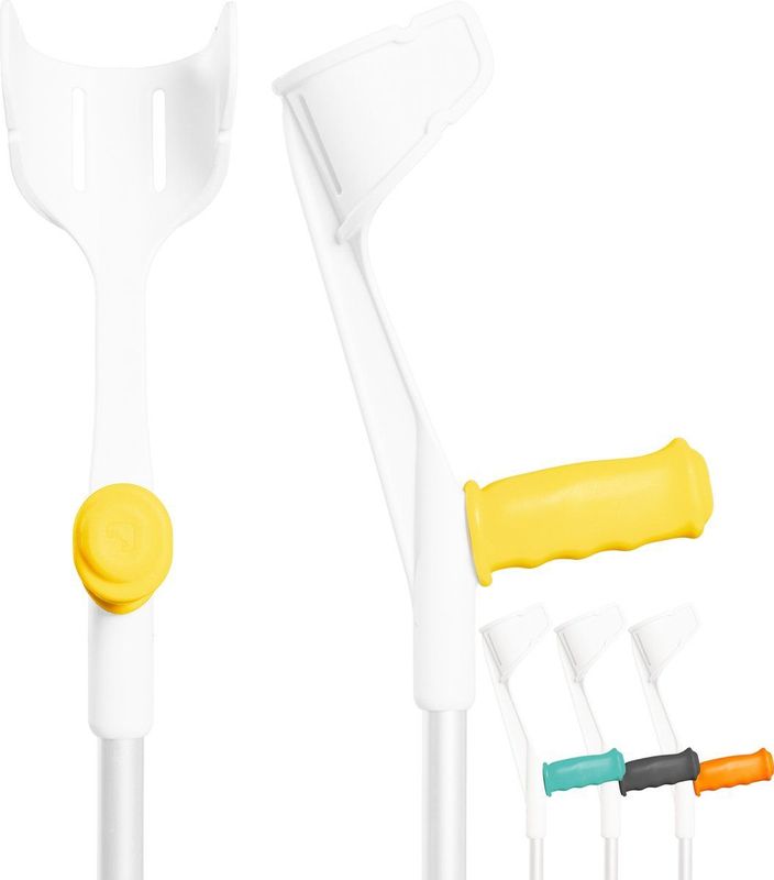 MySleeve - Loopkruk Accessoire - Zwart - Siliconen - Antislip Handgreep