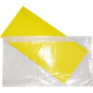 Transparante zelfklevende documentenhoesjes 80% recycle PE- Packing List enveloppen - Paklijstenvelop - 'Packing list' DL 23,5 x 13,2cm 500 stuks