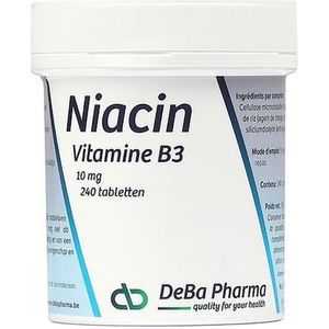 Vitamine B - Niacine - 10 mg - 240 Tabletten
