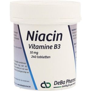 Niacin 10mg Caps 240 Deba