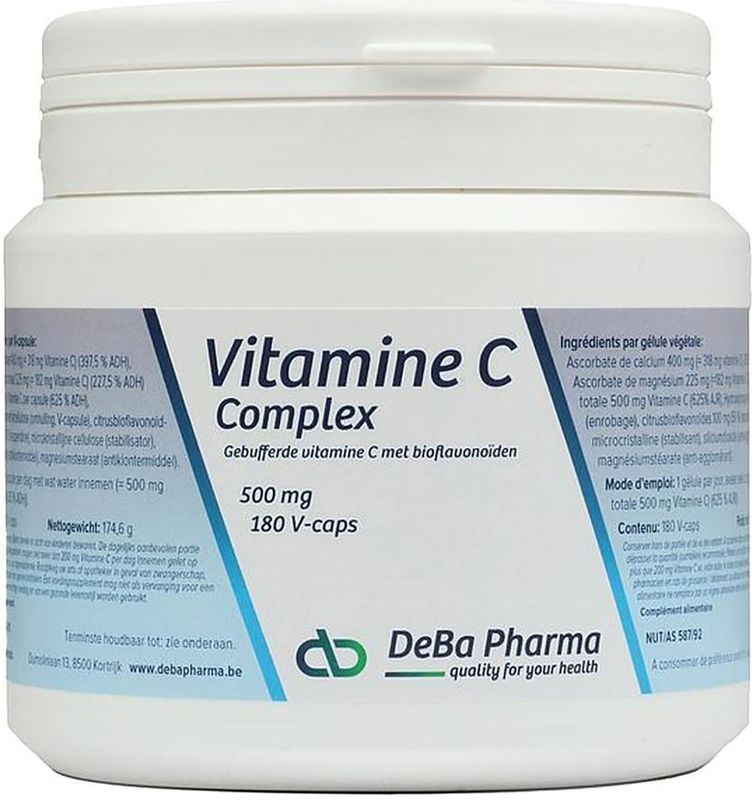 C-complex - Bioflavon - V-caps 180 - Gebufferde Vitamine C