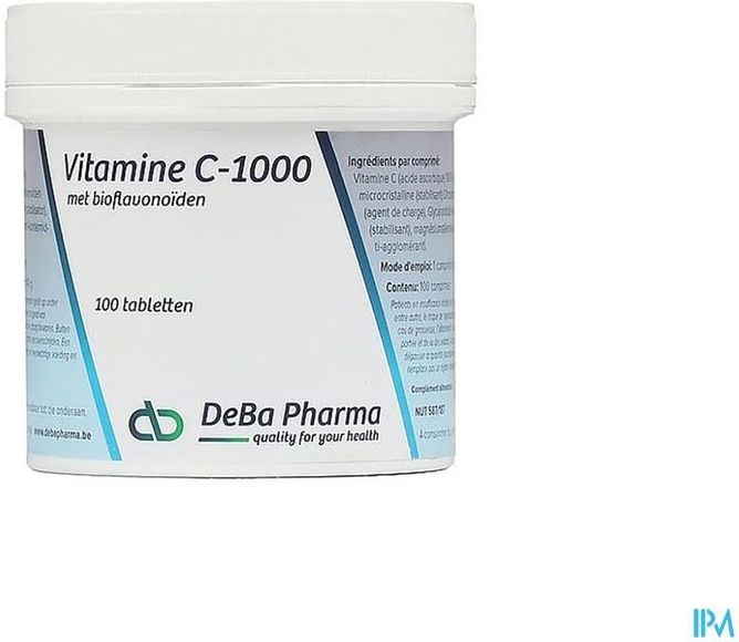 C-1000 mg - Vitamine C - Met Bioflavonoïden - 100 Tabletten