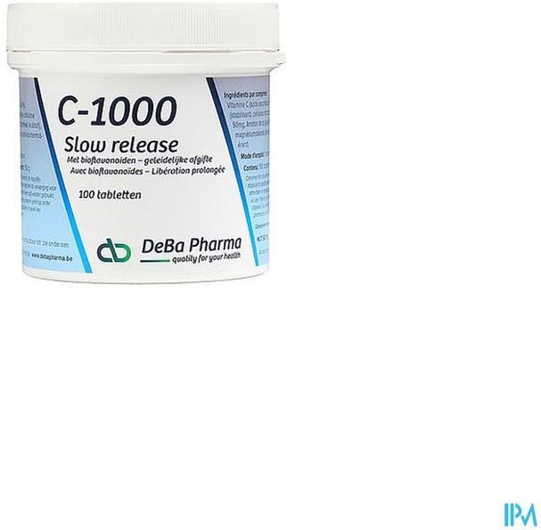 Vitamine C - Capsules - 100 Stuks - Wateroplosbaar