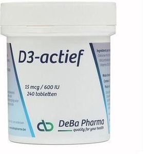 D3-actif Tabletten 240x15mcg  -  Deba Pharma